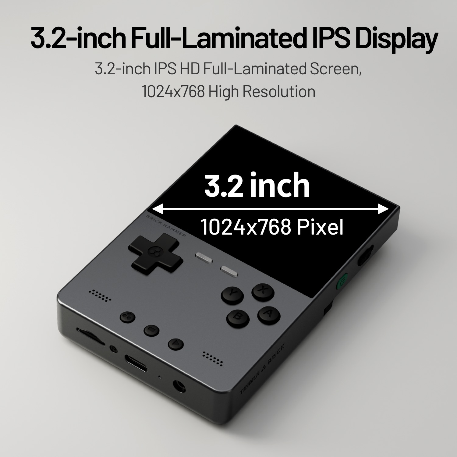 TRIMUI BRICK Hammer Mini Metal - Gaming Console Handheld Best recension och pris