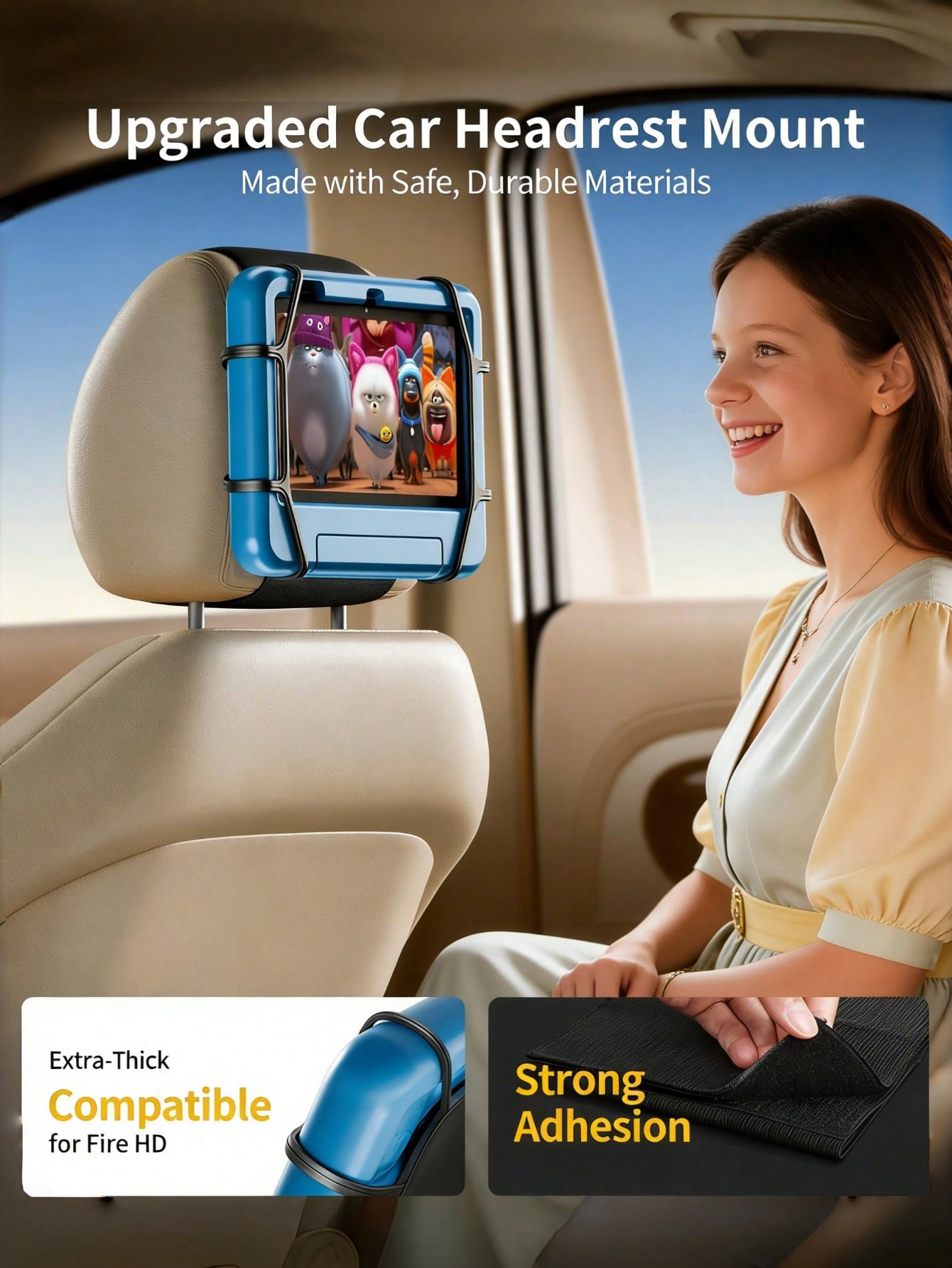 Car Headrest Tablet Holder – 3 - Gaming Console For Ipad recension och pris