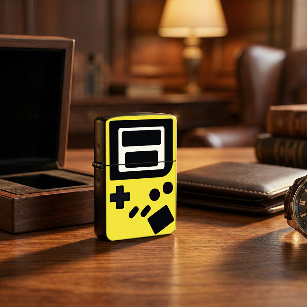 Retro gaming Flip Top Lighter  - Retro.Gaming Console Yellow recension och pris
