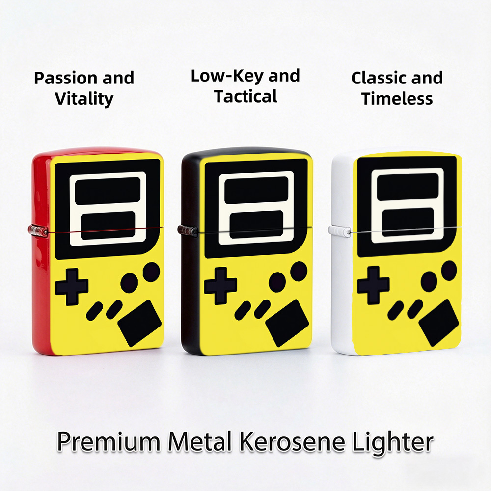 Retro gaming Flip Top Lighter  - Retro.Gaming Console Yellow recension och pris