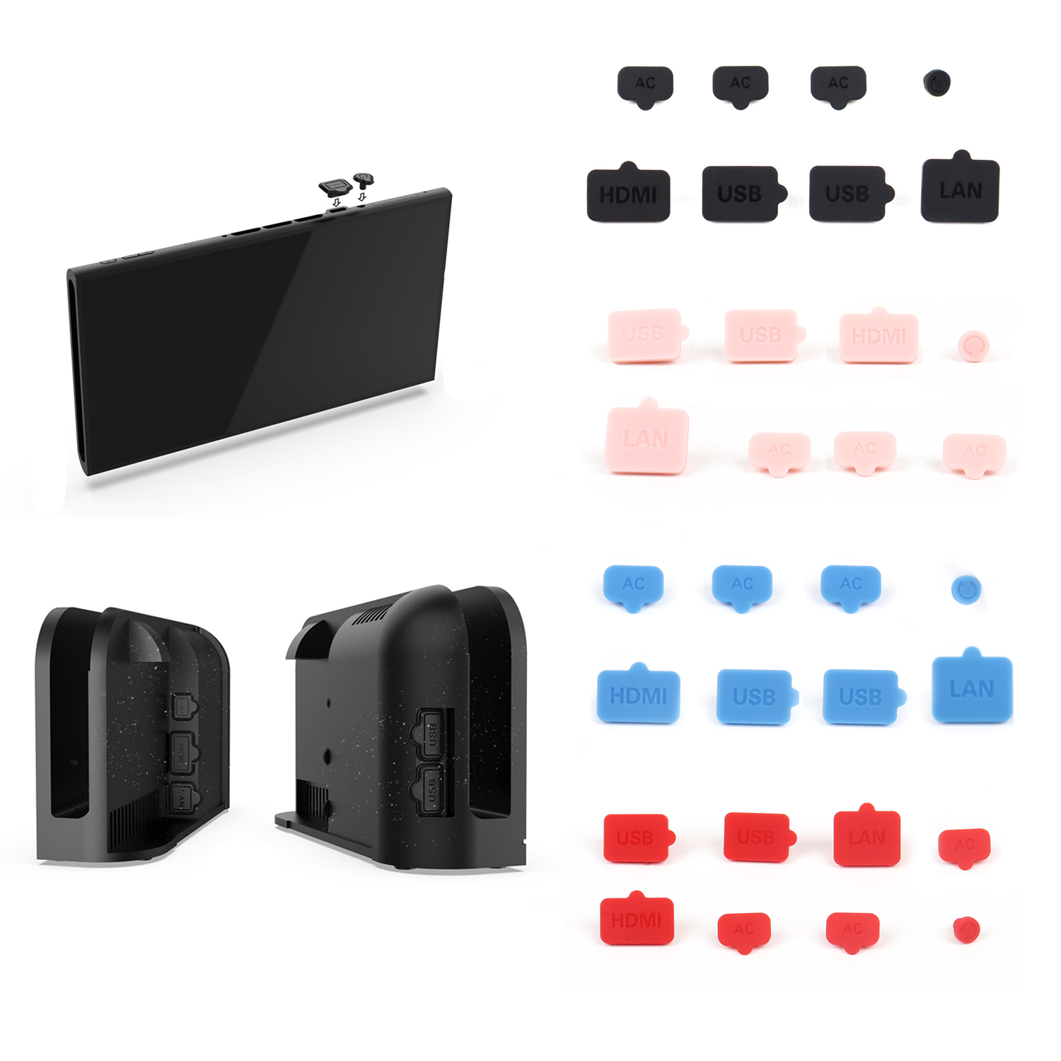 Anti-Dust Plug Silicone USB HD - Gaming Console Nintendo Switch 2 recension och pris
