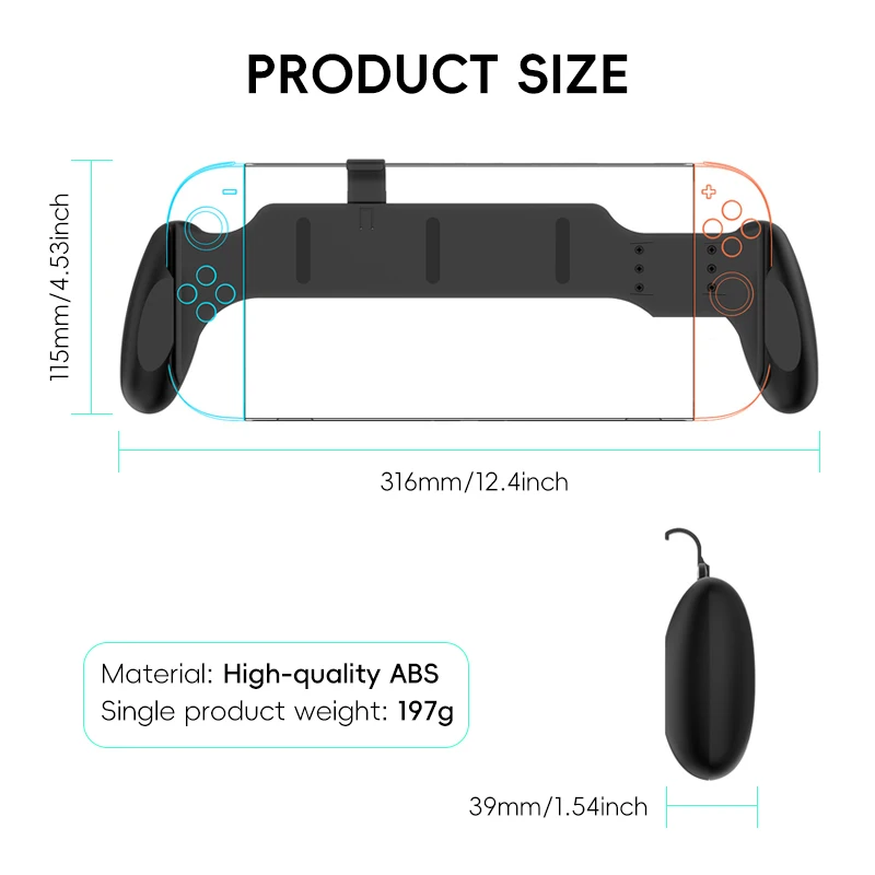 DATA FROG Ergonomic Non Slip U - Gaming Console Nintendo Switch 2 recension och pris