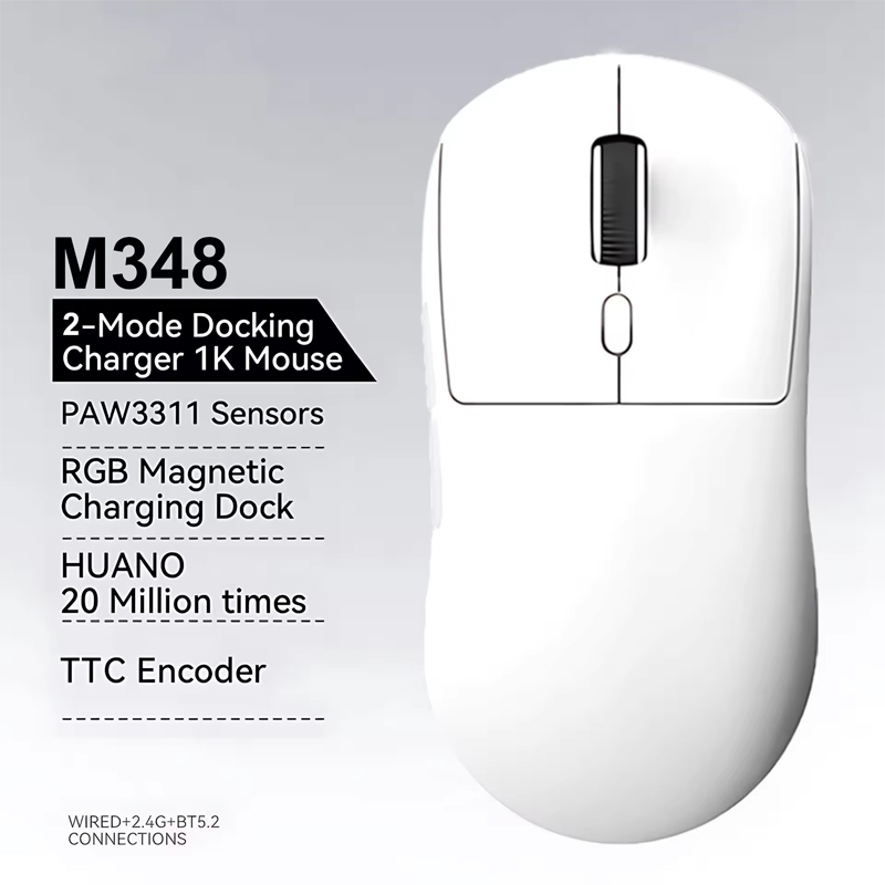M348 2.4G Wireless Mouse Recha - Gaming Console For Ipad recension och pris