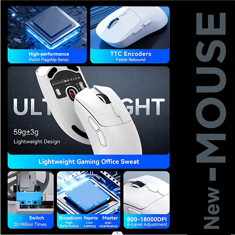 M348 2.4G Wireless Mouse Recha - Gaming Console For Ipad recension och pris