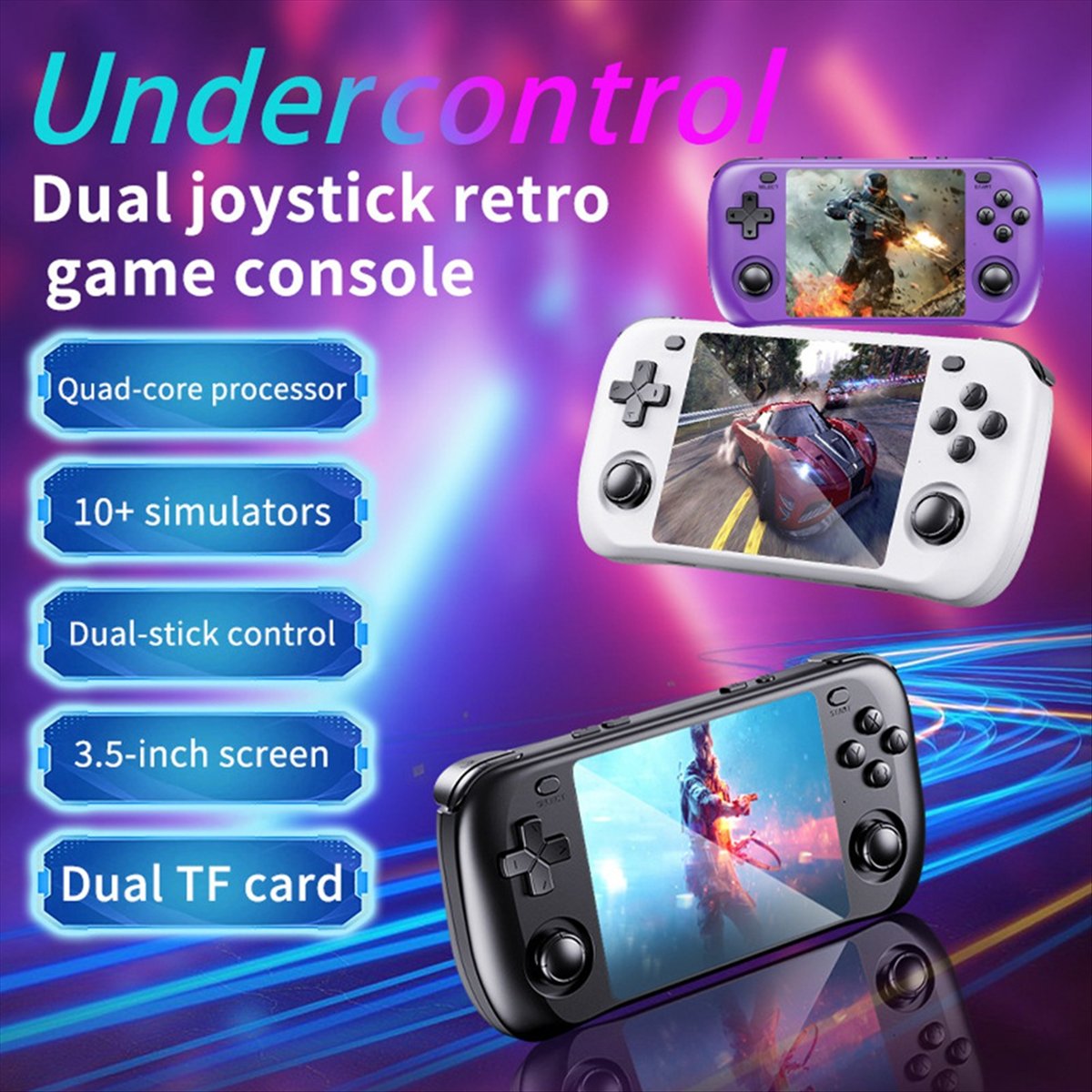BEST CHOICE）H36S 3.5 Inch Pock - Gaming Console Handheld Best recension och pris