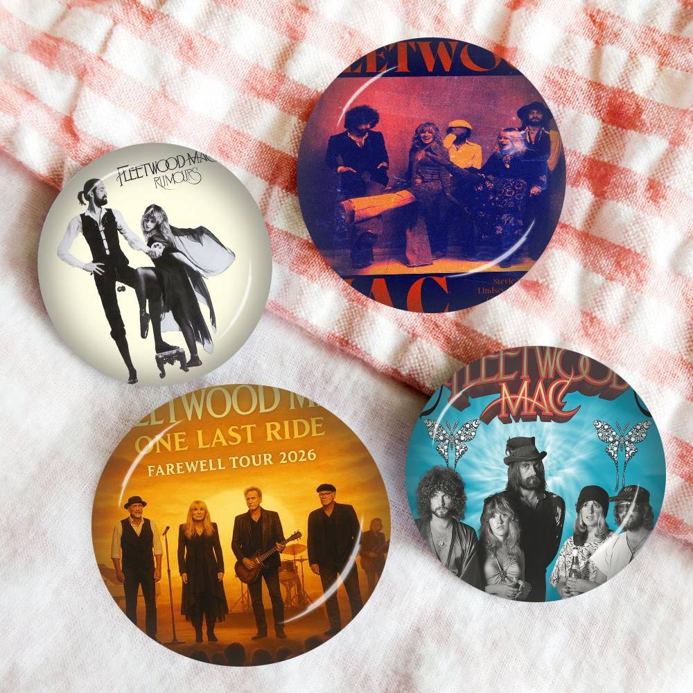 70s Rock Band Fleetwood Mac Mu - Gaming Console Buttons recension och pris