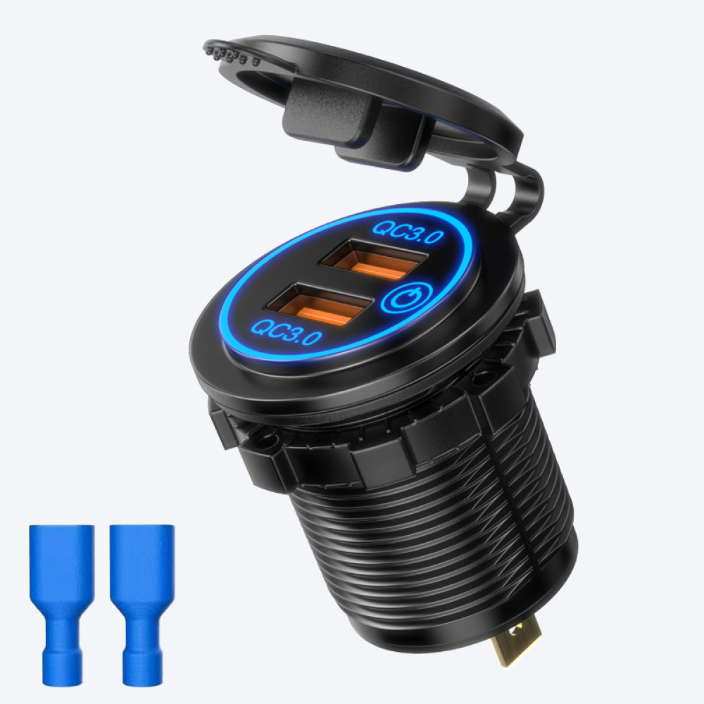 Dual USB Motorcycle Charger PD - Gaming Console Car recension och pris