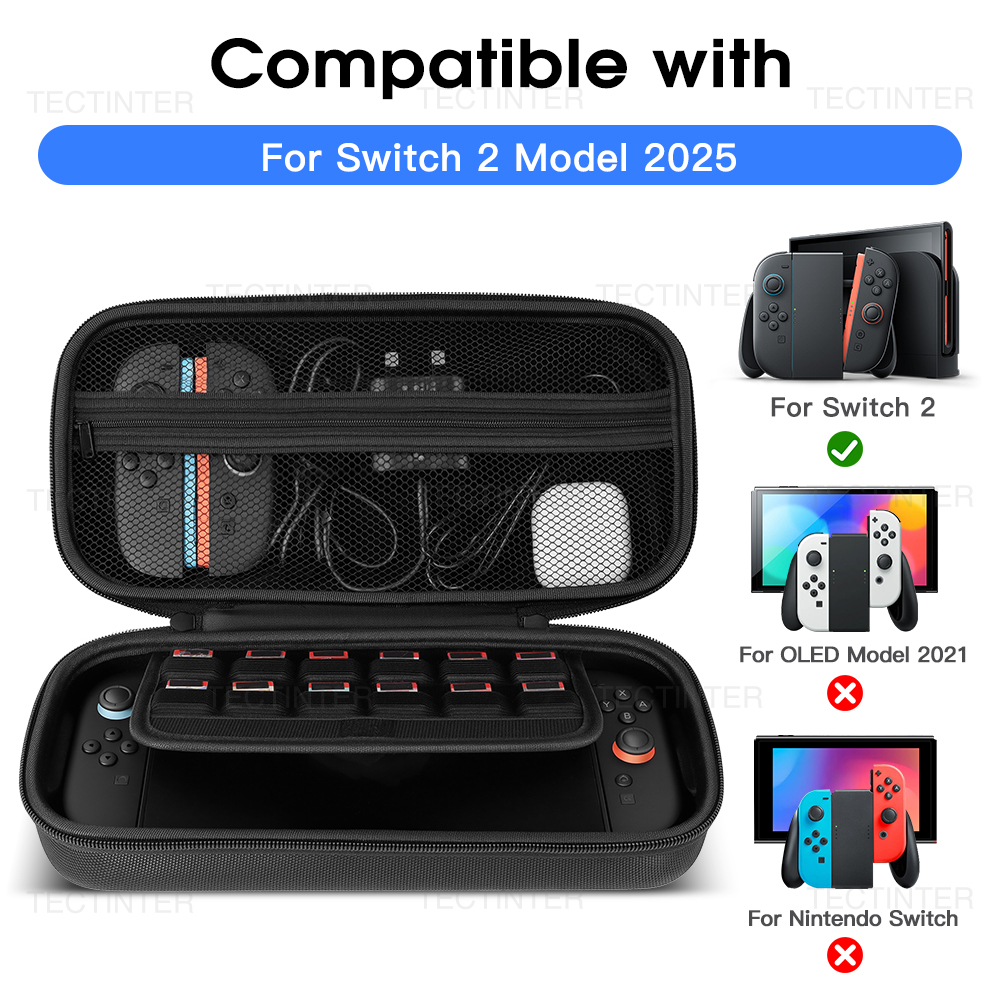 Portable Carrying Case for Nin - Gaming Console Nintendo Switch 2 recension och pris