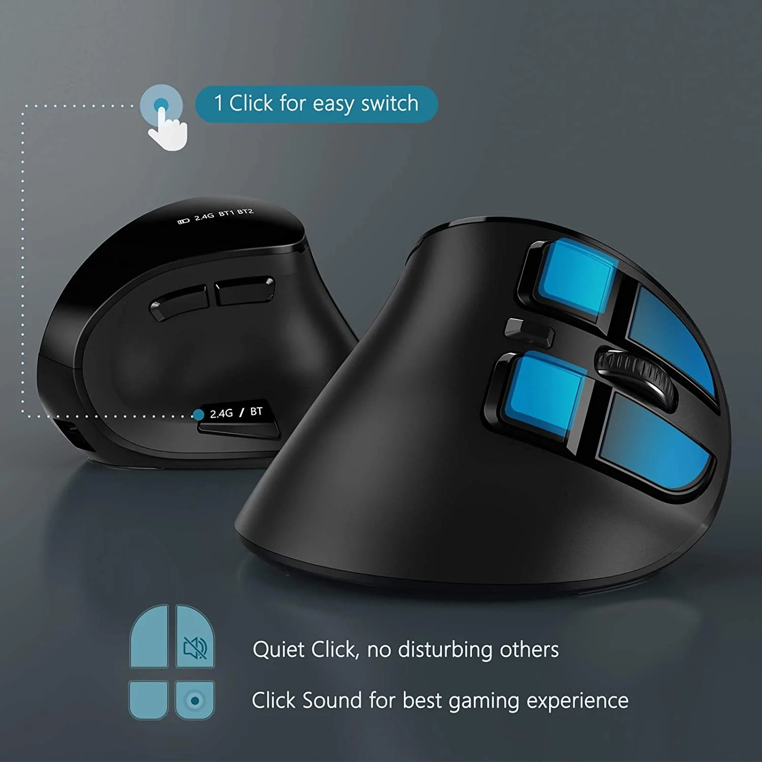 Seenda Vertical Wireless Mouse - Gaming Console For Ipad recension och pris