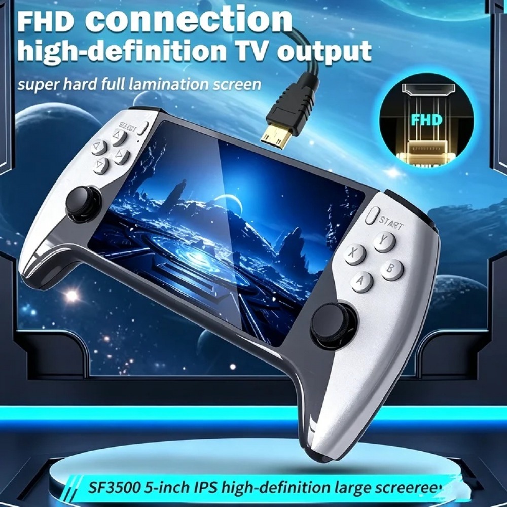SF3500 5 inch Handheld Game Co - Gaming Console Buttons recension och pris