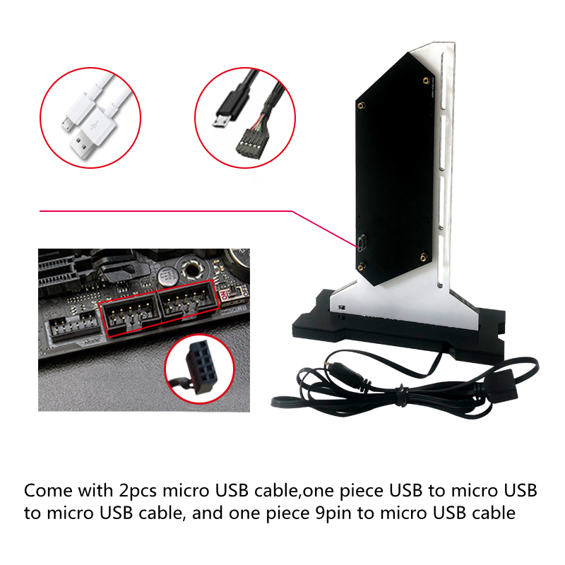 Graphic Video Card Bracket VGA - Gaming Console Display Cabinet recension och pris